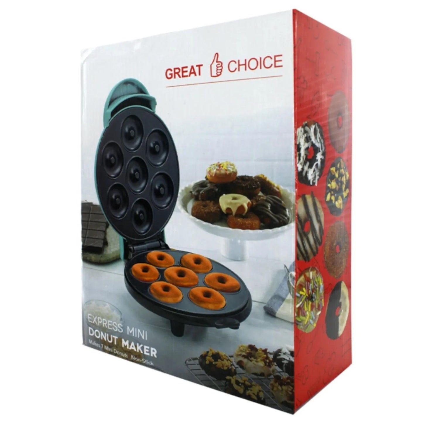 Maquina Mini Donas X7 Antiadherente Donut Maker Reposteria