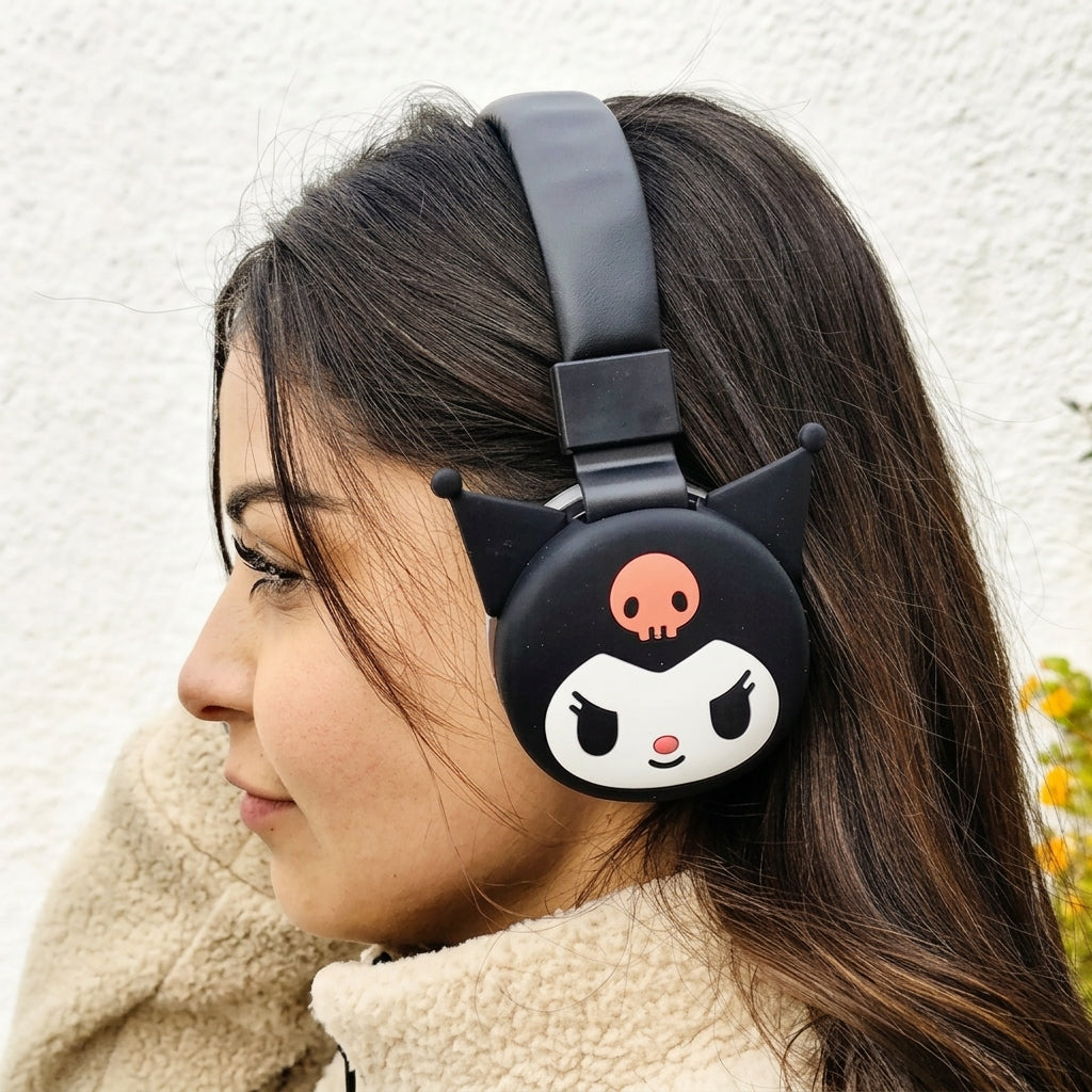 Auriculares Kuromi Bluetooth AH-806Y Color Negro
