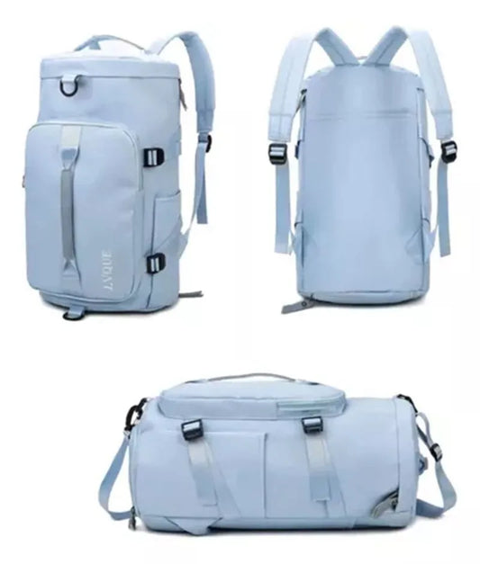 Morral Viaje Bolso Deportivo Multifuncional Vertical Azul