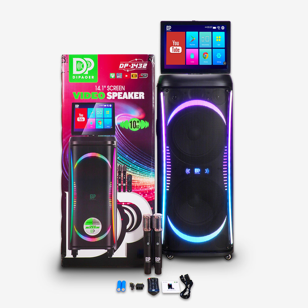 Cabina De Sonido Inteligente DIPAOER Aura DP-1432 Pantalla Tactil HD