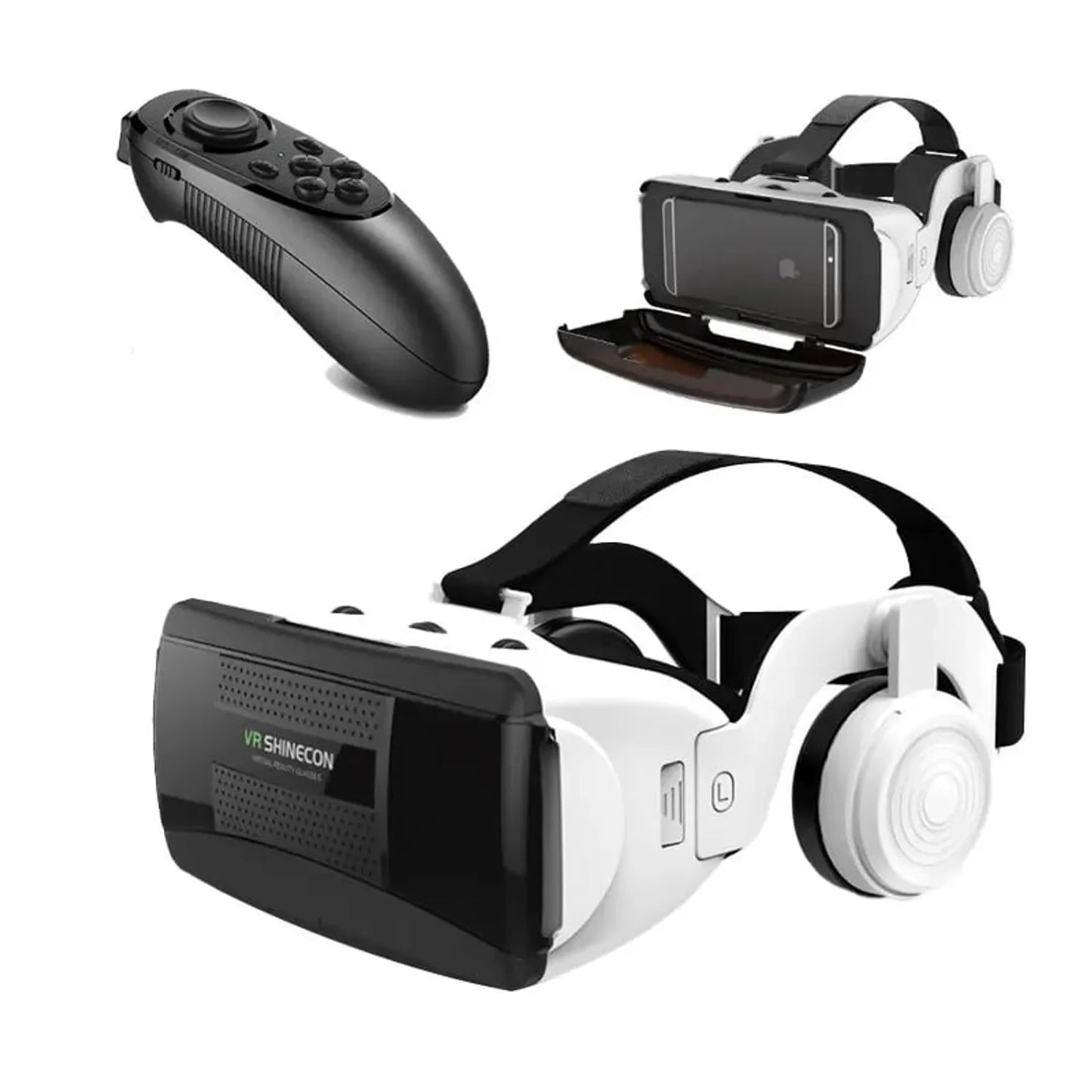 Gafas De Realidad Virtual VR Shinecon Con Auriculares Integrados Y Audio 3D