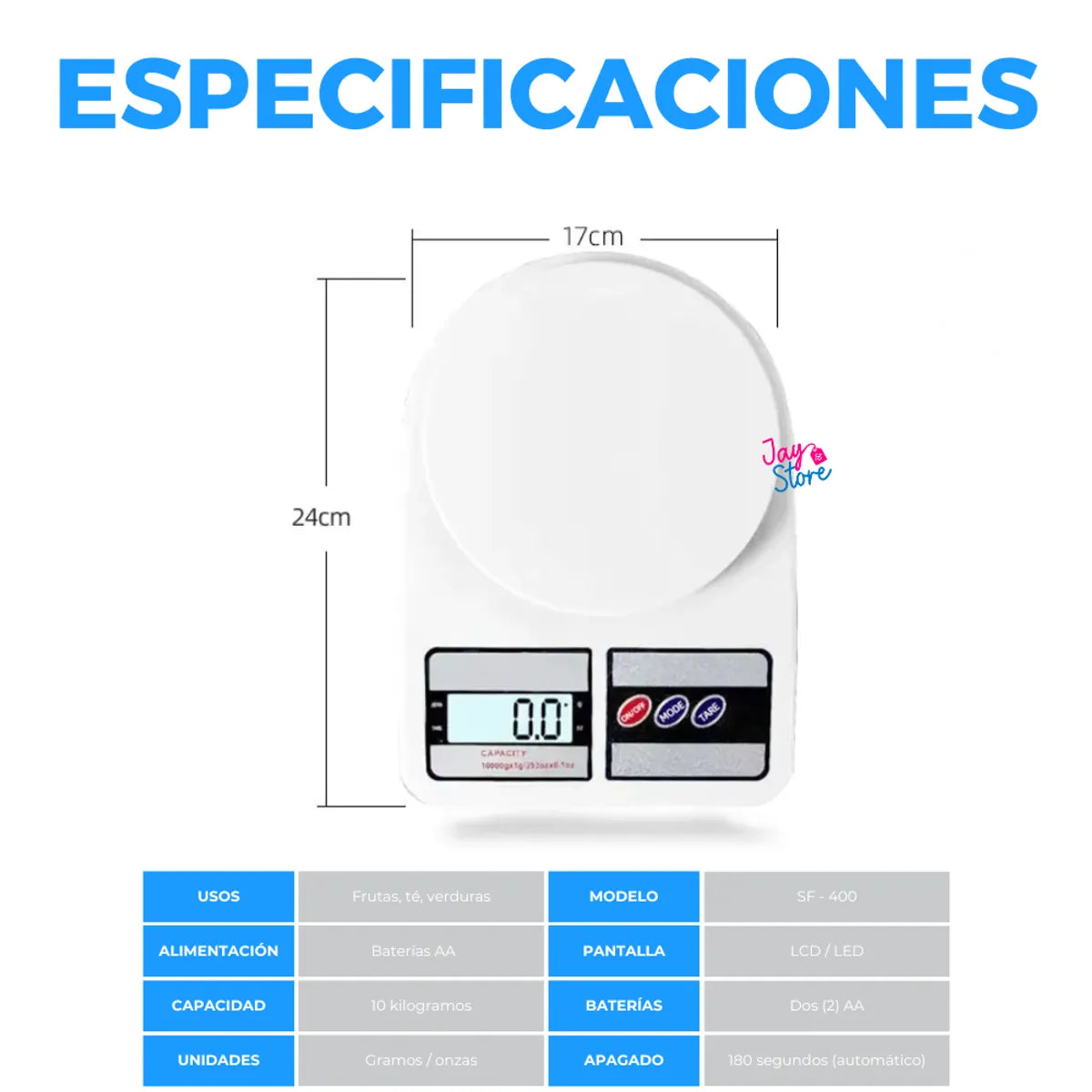 Gramera Digital 10Kg