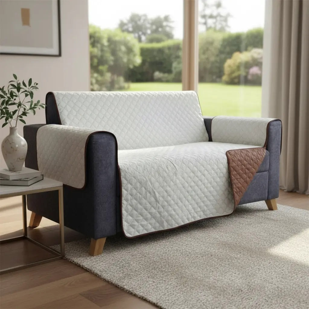 Protector Sofa, Forro, Mueble, Doble Faz 3 Puestos