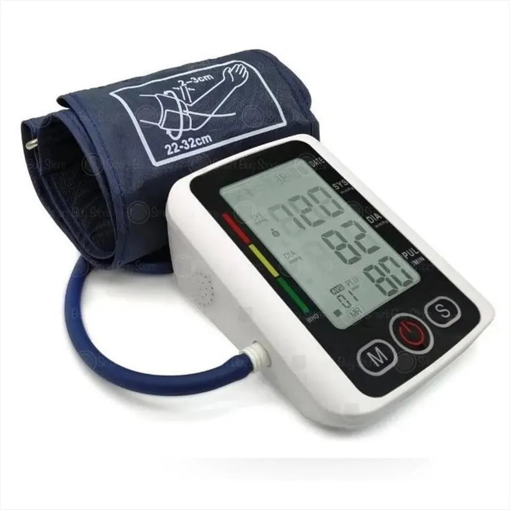 Tensiómetro Digital de Brazo Automático con Función de Voz y Pantalla LCD