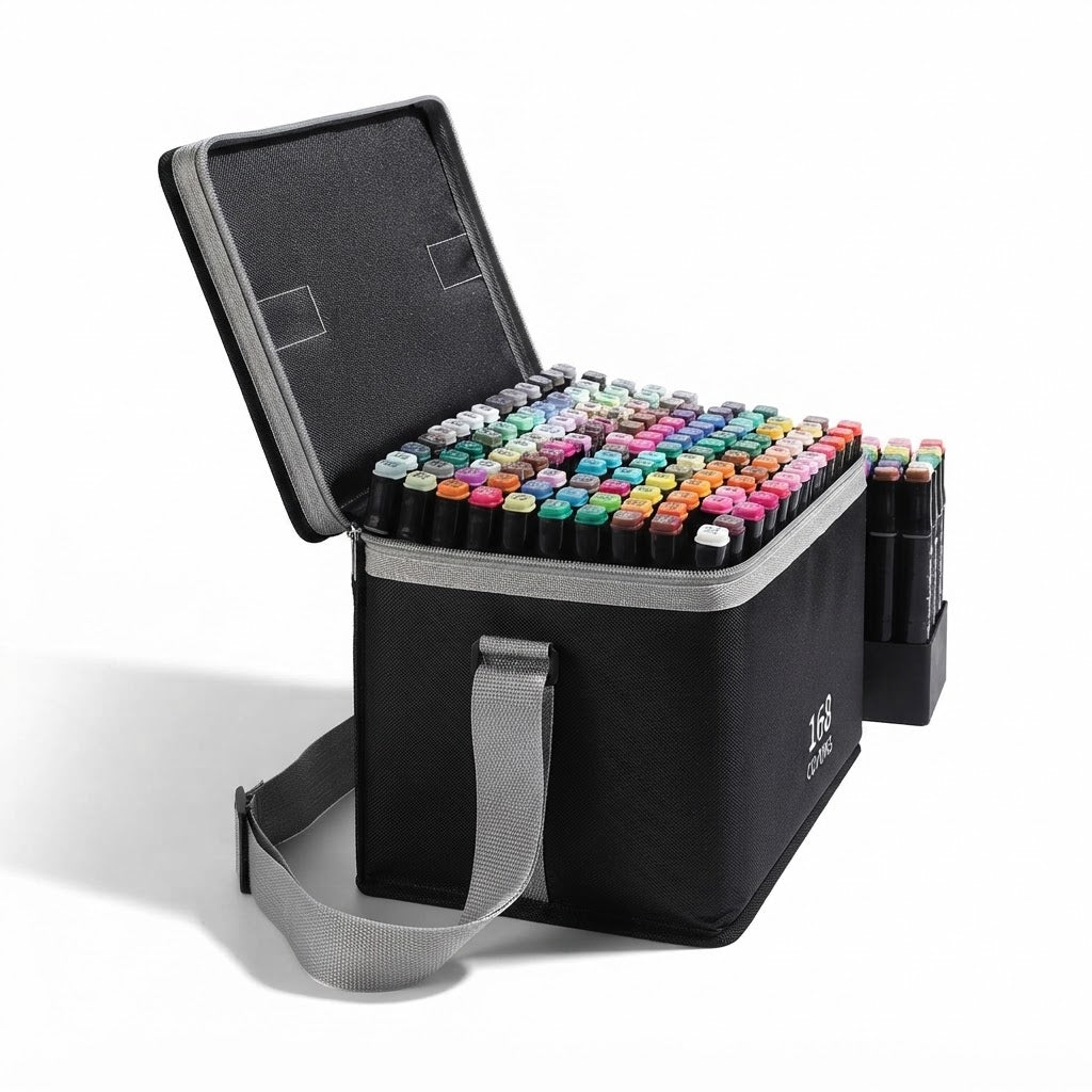 Set De Plumones 168 Marcadores Touch Plumones Doble Punta