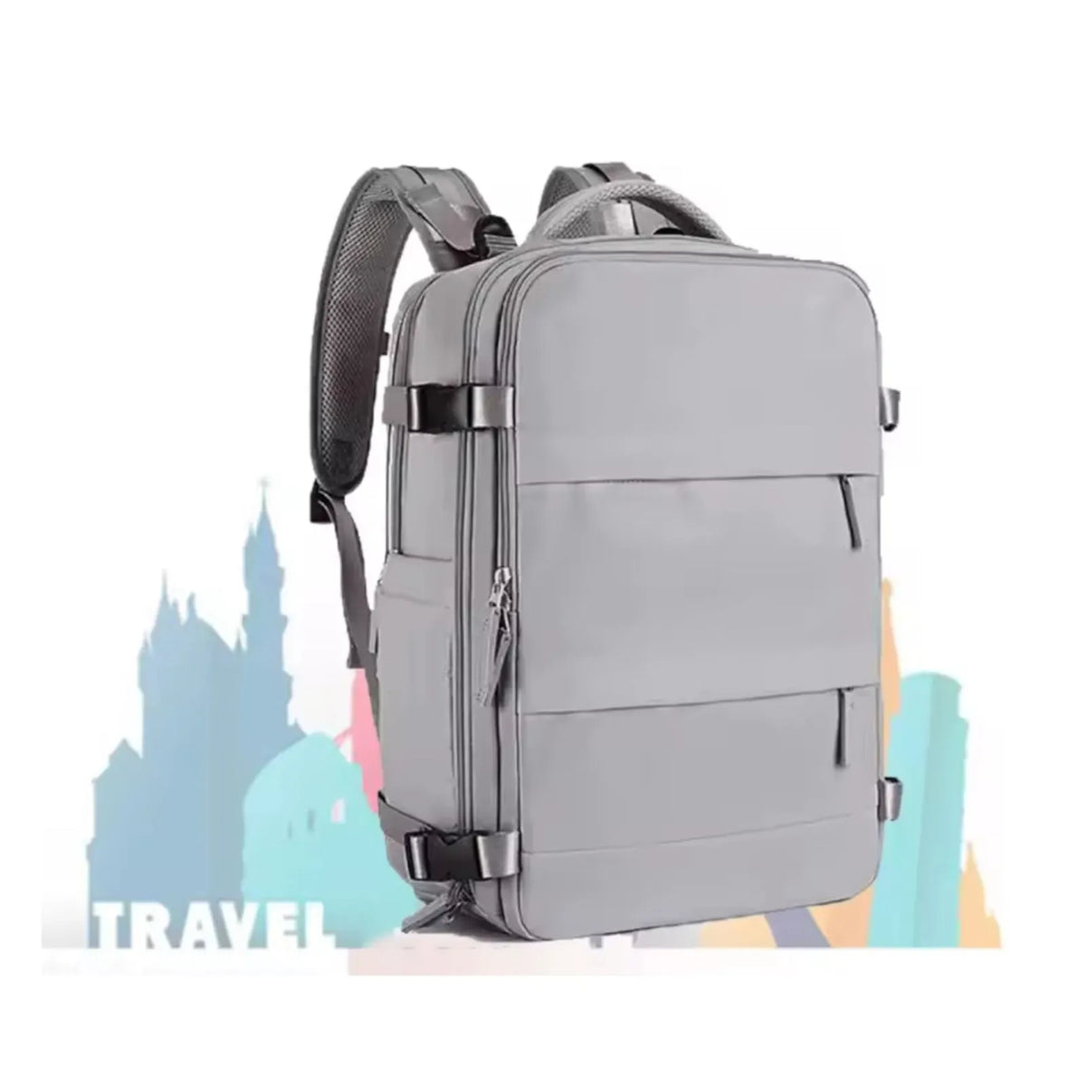 Maleta Morral Viajero Multiusos Amazon Gris