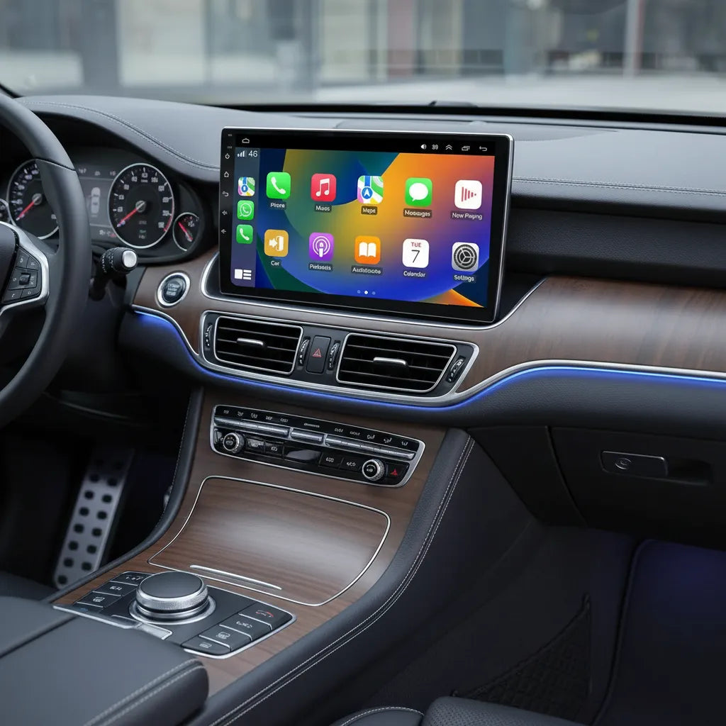 Radio Pantalla Android 10 Pulgadas Carplay Android Auto GPS + Cámara