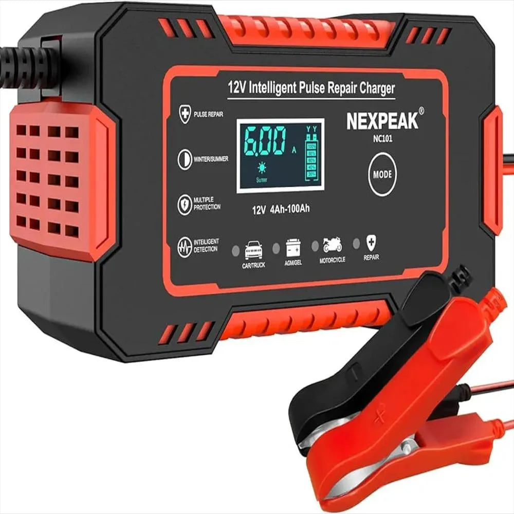 Iniciador Bateria Cargador Bateria Portatil Iniciador Carro Moto Pantalla Lcd