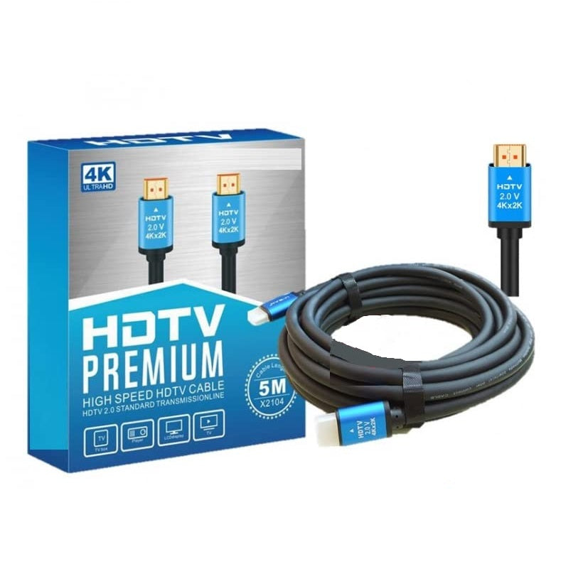 Cable Hdmi 5 Metros 4k Premium 2.0 Alta Definición