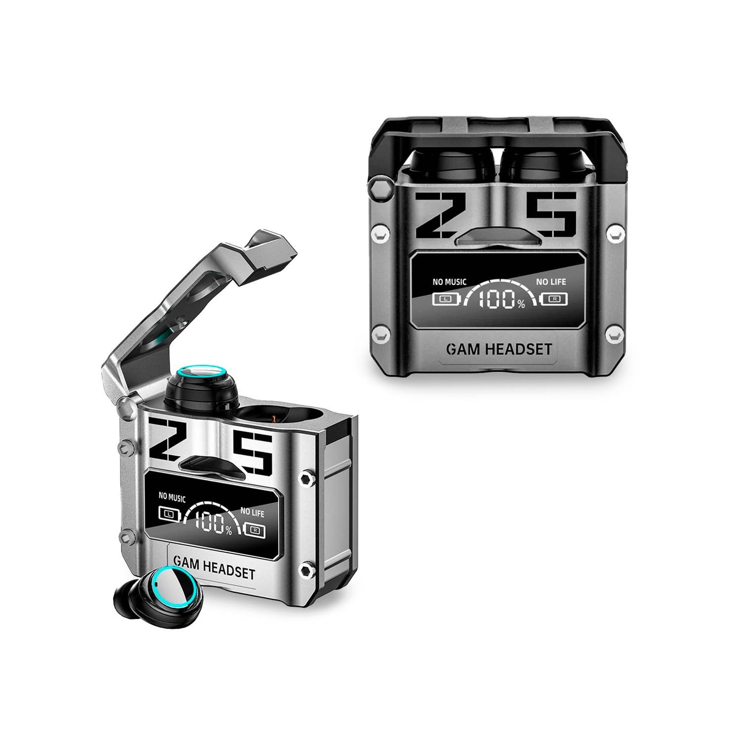 Audifonos Inalambricos Bluetooth Gamer Deportivos M25 Tws 9d Color Negro