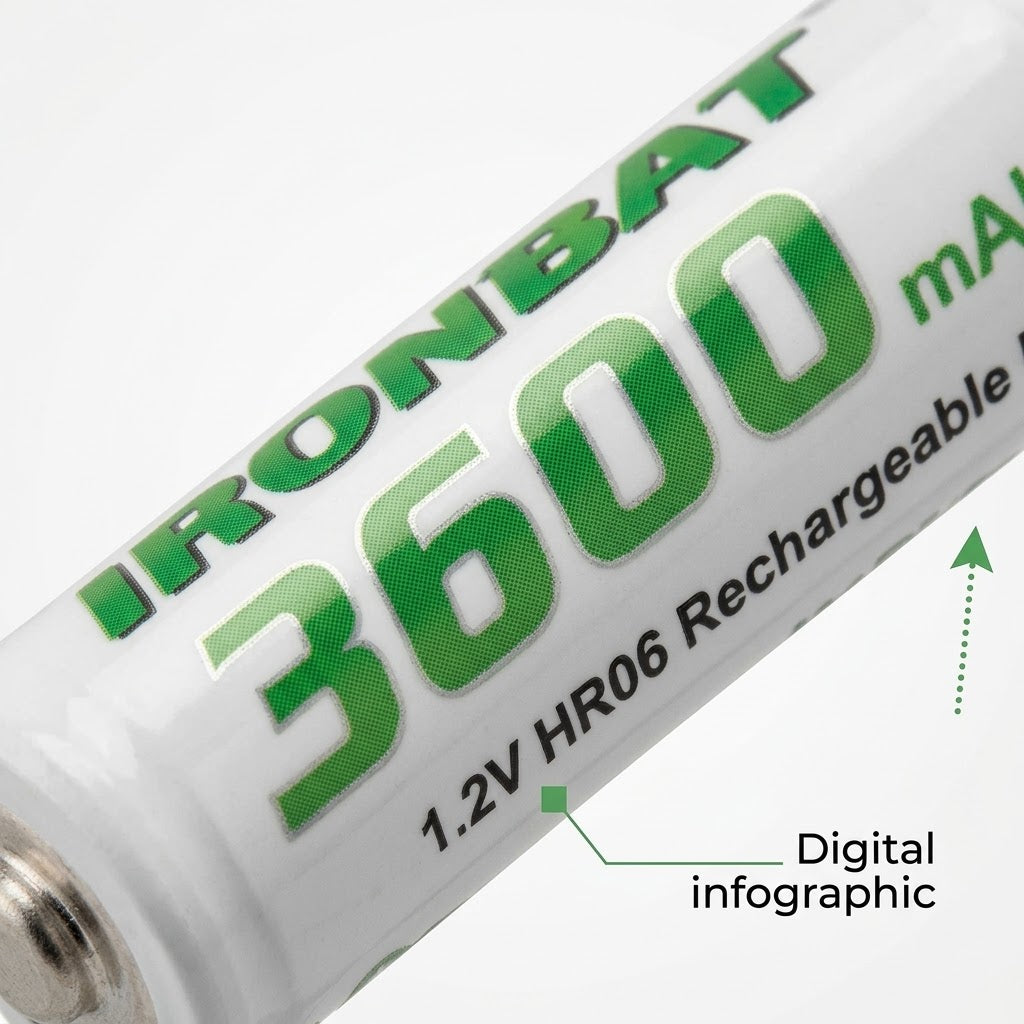 Baterias 3600mah Aa Recargable X 4 Pack+ Cargador + Obs