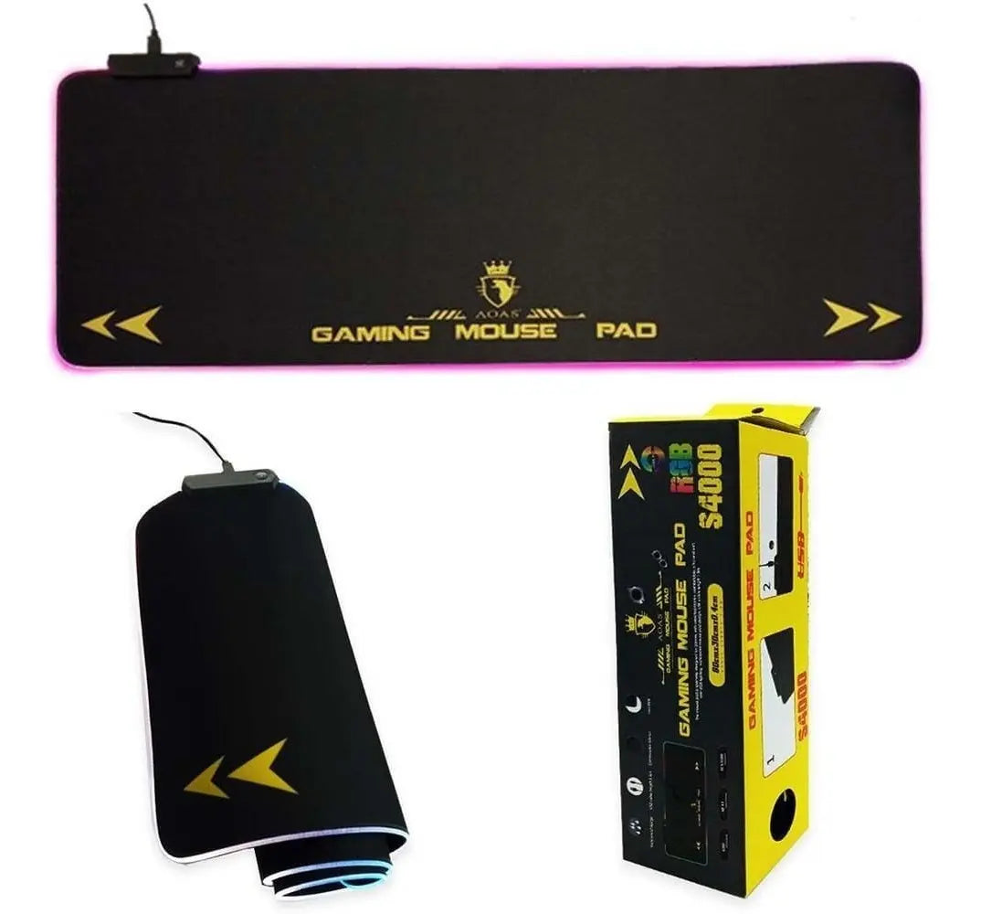 Mouse Pad Gamer XL AOAS S4000 – Pad Mouse 30x80cm Con Bordes Cosidos