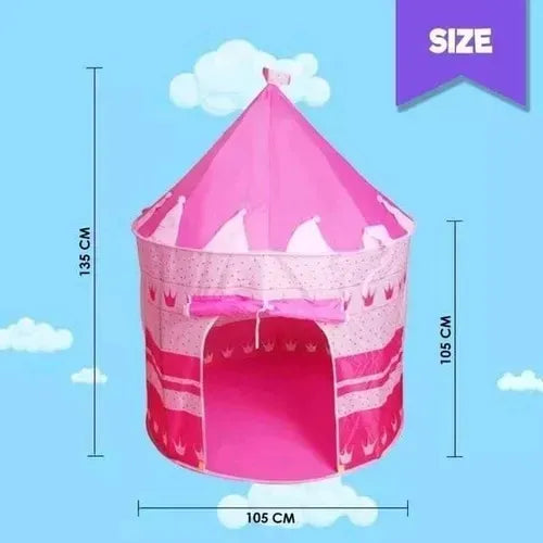 Carpa Infantil Casita De Juegos Camping Para Niña Rosada