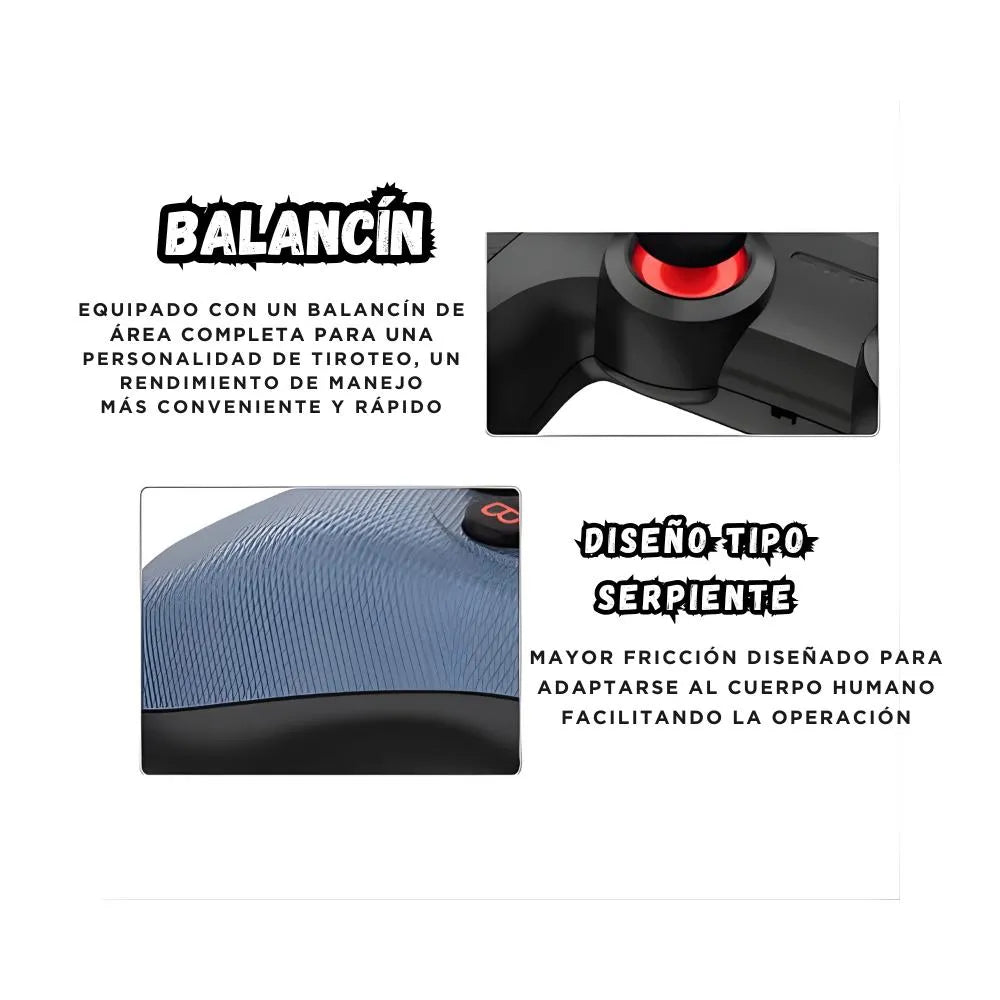 Combo Set De Doble Control Gamer Inalámbrico 2.4G USB Joystick