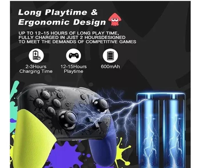 Control Joystick Inalámbrico NlNTENDO SWTCH Edición Splatoon 3