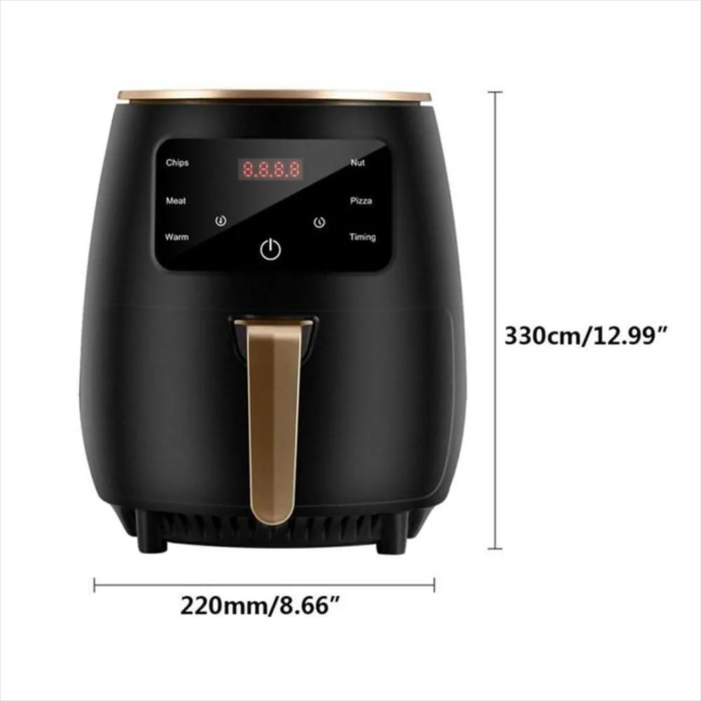 Freidora De Aire Silver Crest 6 Litros 2400w Digital Tactil