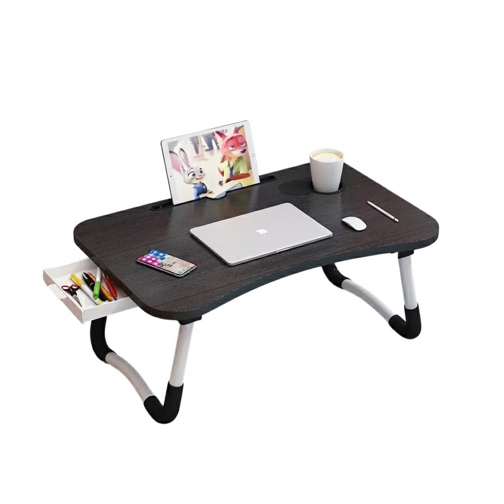 Mesa Plegable Portátil Para Portátil O Cama, Escritorio Multiusos