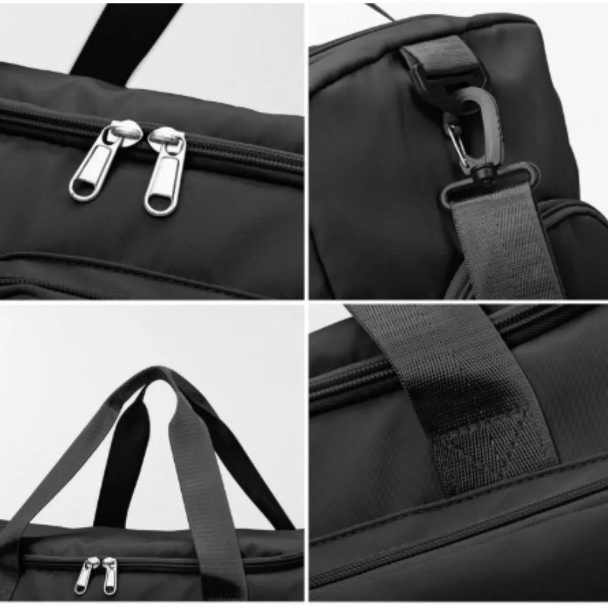 Morral Deportivo Textil Negro Morral Gimnasio Viaje Ligero