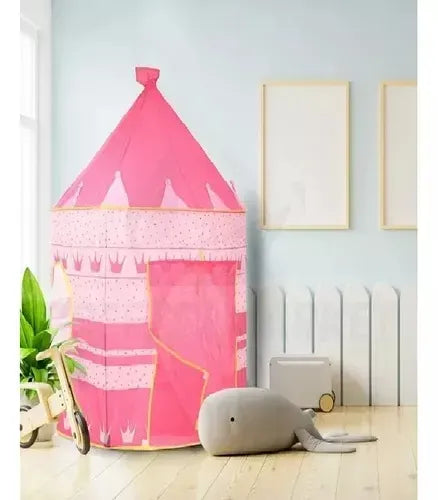 Carpa Infantil Casita De Juegos Camping Para Niña Rosada