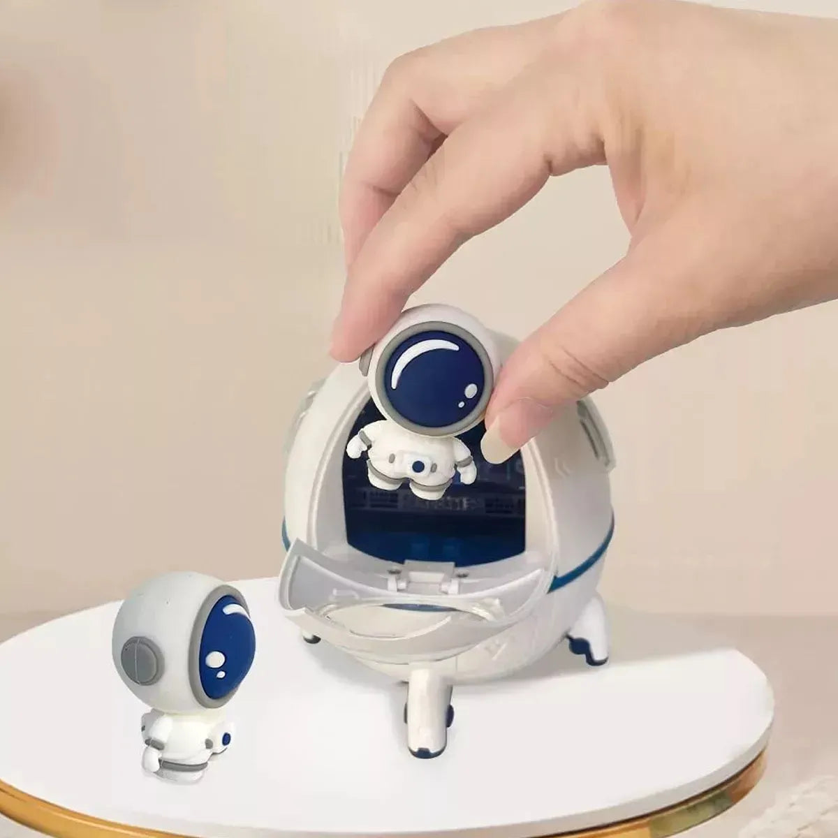 Humidificador Nave Espacial 220ml Difusor Aromas USB Luz LED
