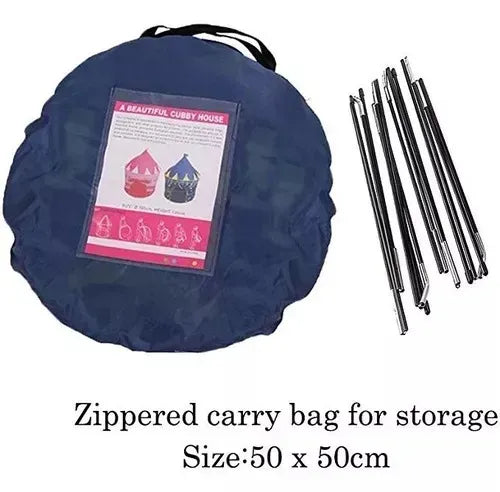 Carpa Infantil Casita De Juegos Camping Para Niño AZUL