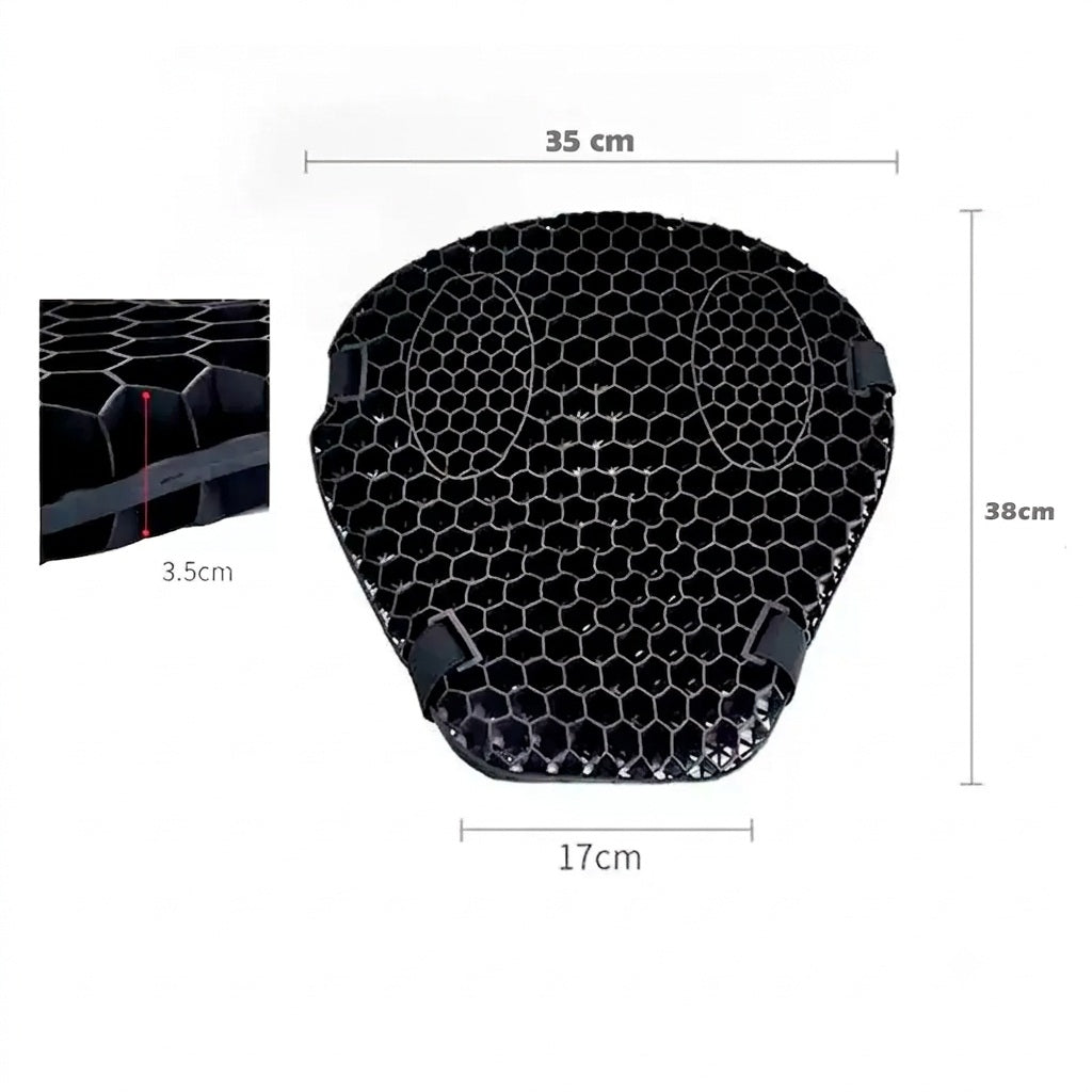 Cojín Silicona En Gel Universal Para Moto Impermeable +funda