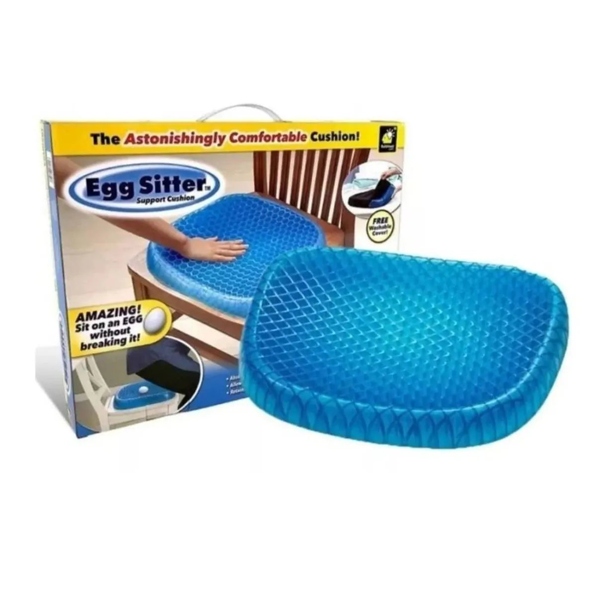Cojín Silicona Gel Flexible Transpirante + Funda Protectora.