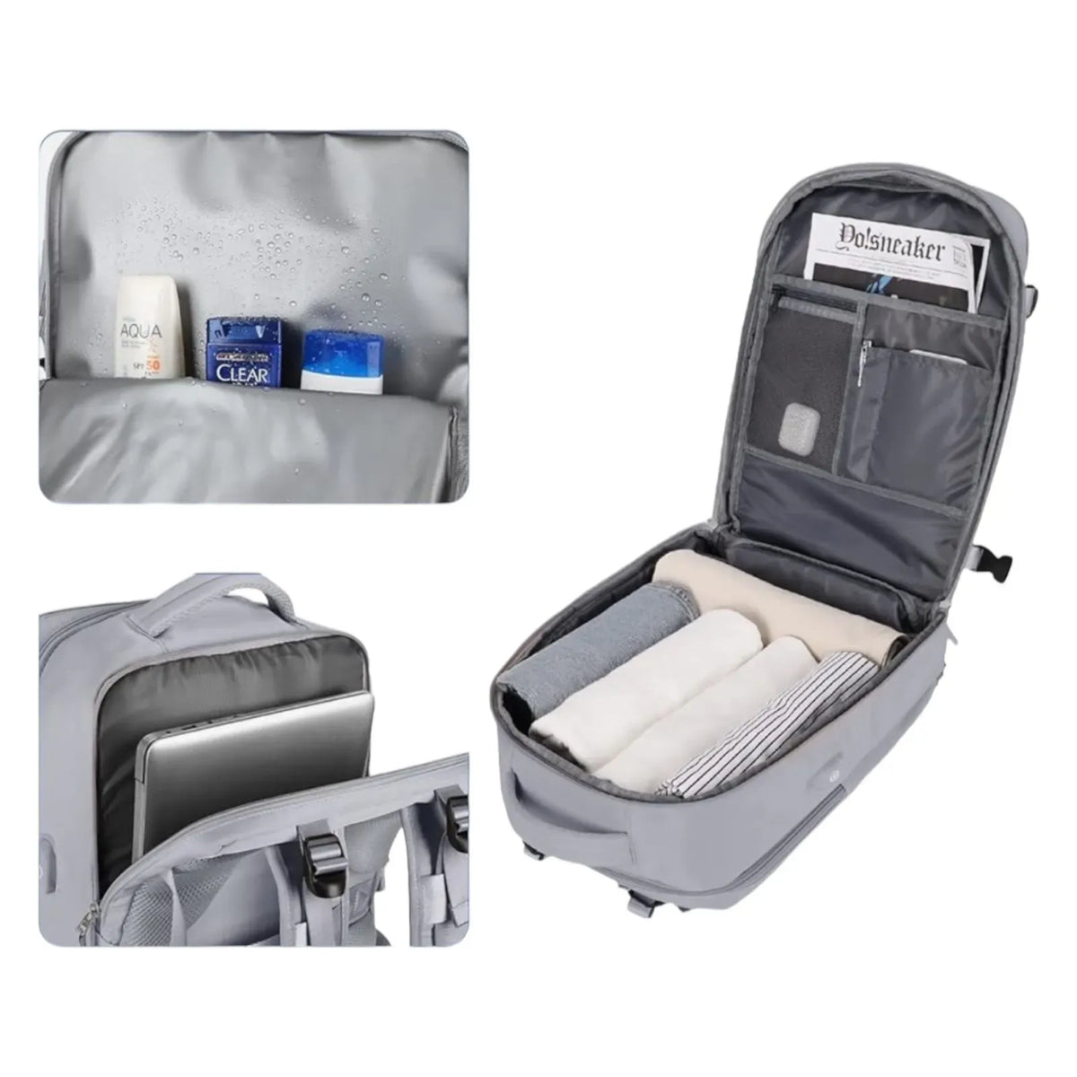 Maleta Morral Viajero Multiusos Amazon Gris