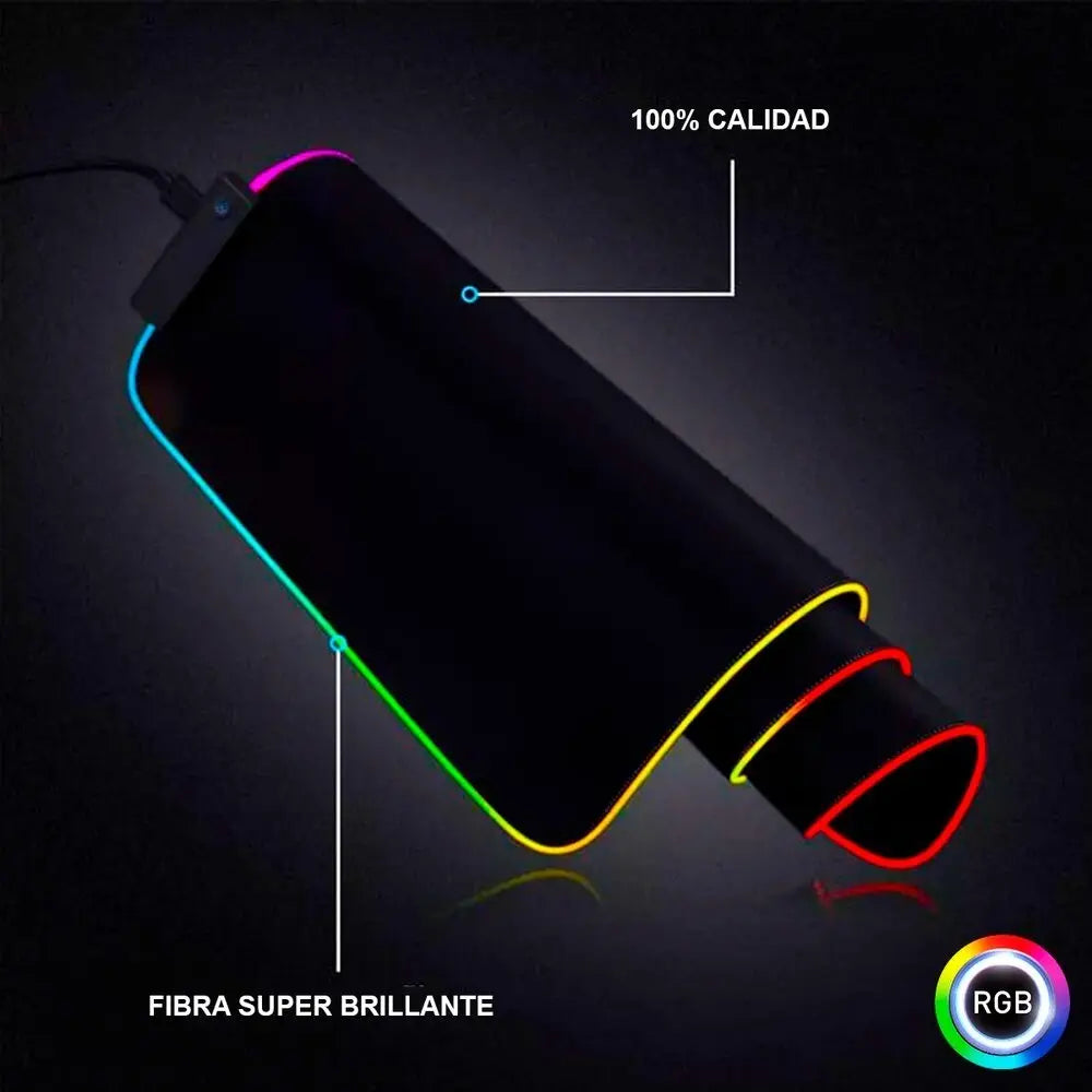 Mouse Pad Gamer XL AOAS S4000 – Pad Mouse 30x80cm Con Bordes Cosidos
