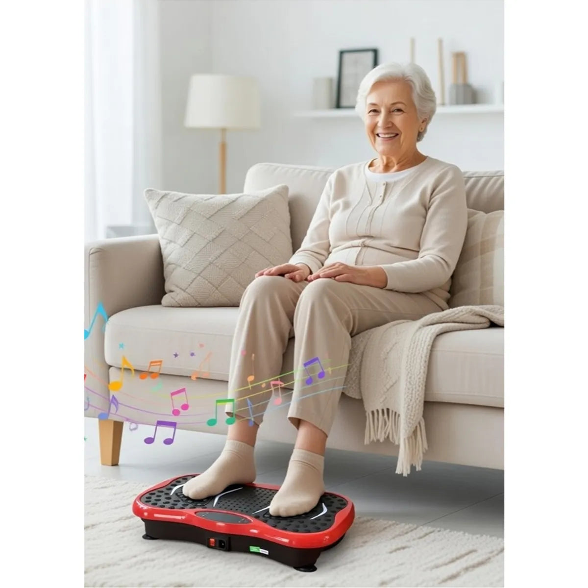 Plataforma Power Fit Vibratoria Bluetooth
