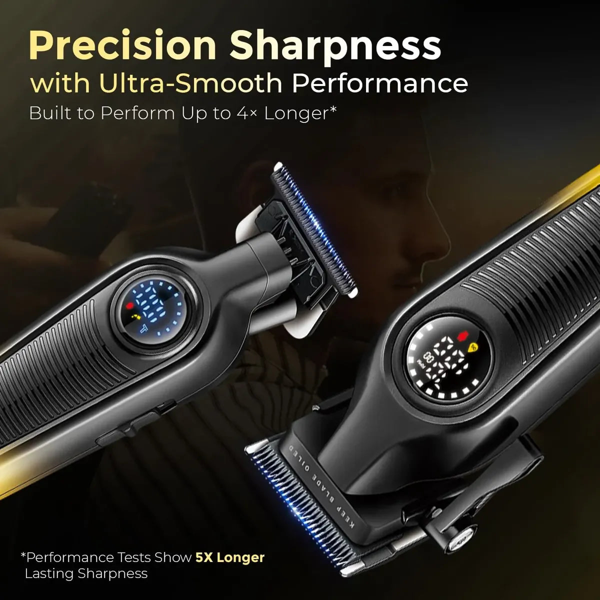 Maquina Profesional Peluquería Vgr V-196 Y 996 Dorado