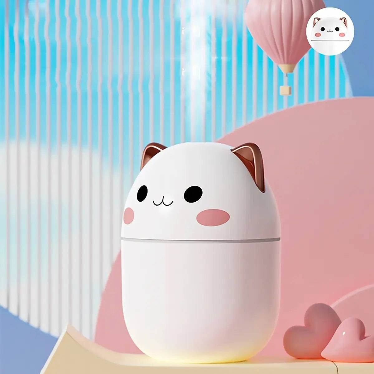 Humidificador DifusorDe Aire Acondicionado Aromático White Cat