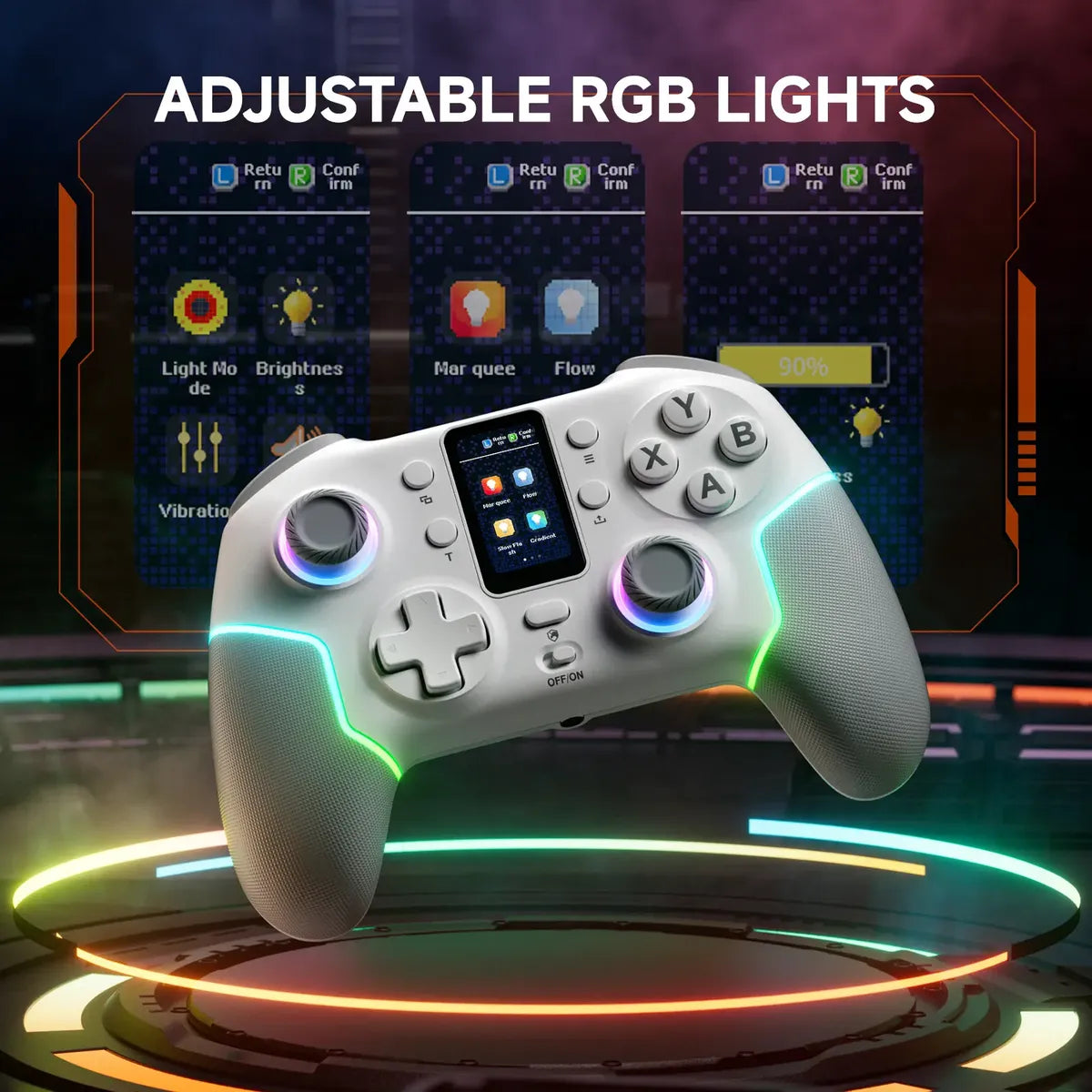 Control Gamer Inalámbrico ECHTPower Multiplataforma PC Switch iOS Android