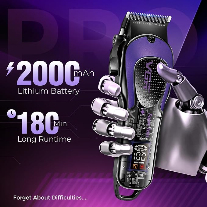 Maquina De Cortar Pelo Clipper 200 Min Profesional Vgr V-692