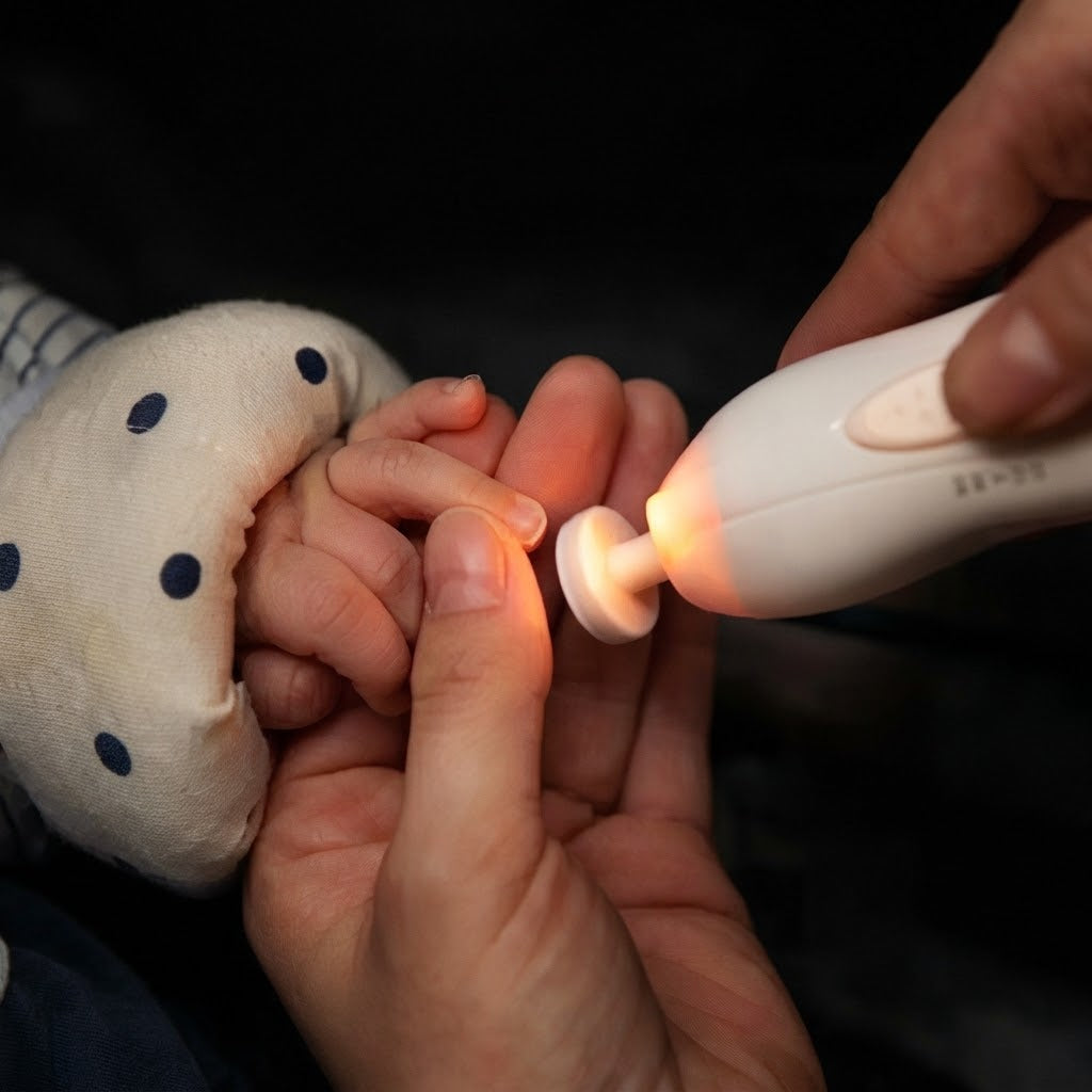 Lima De Uñas Eléctrica Para Bebe Rosa