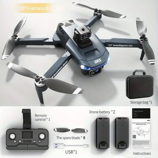 Drone Profesional Gps D31 Doble Camara 1080p Wifi 5g 2 Baterias