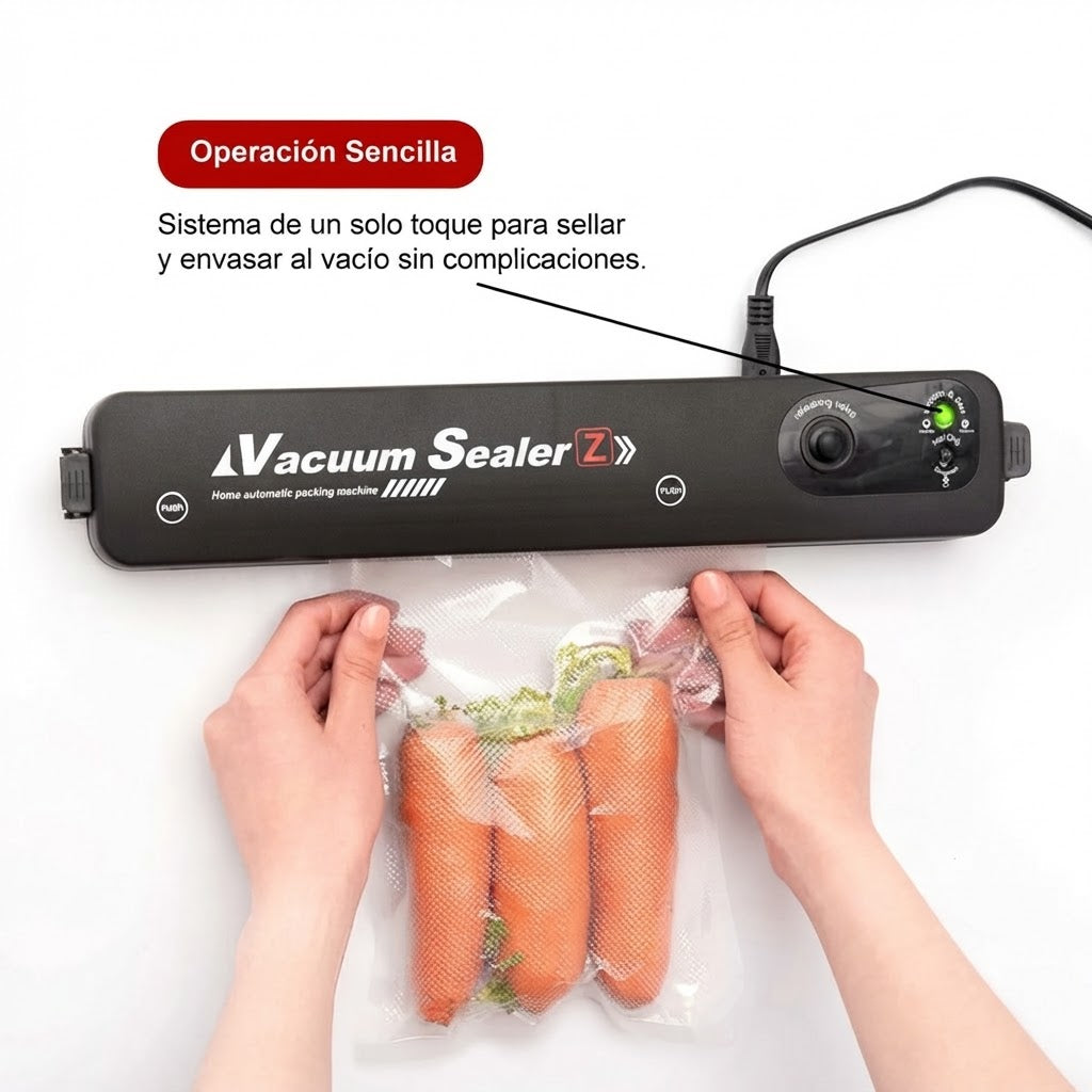 Maquina Selladora De Bolsas Al Vacío Empacadora Automática