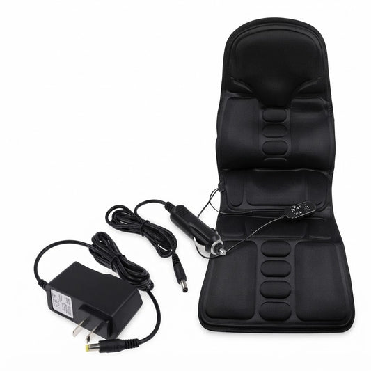 Silla Masajeadora Relajante Para Carro Y Hogar 12v 110v