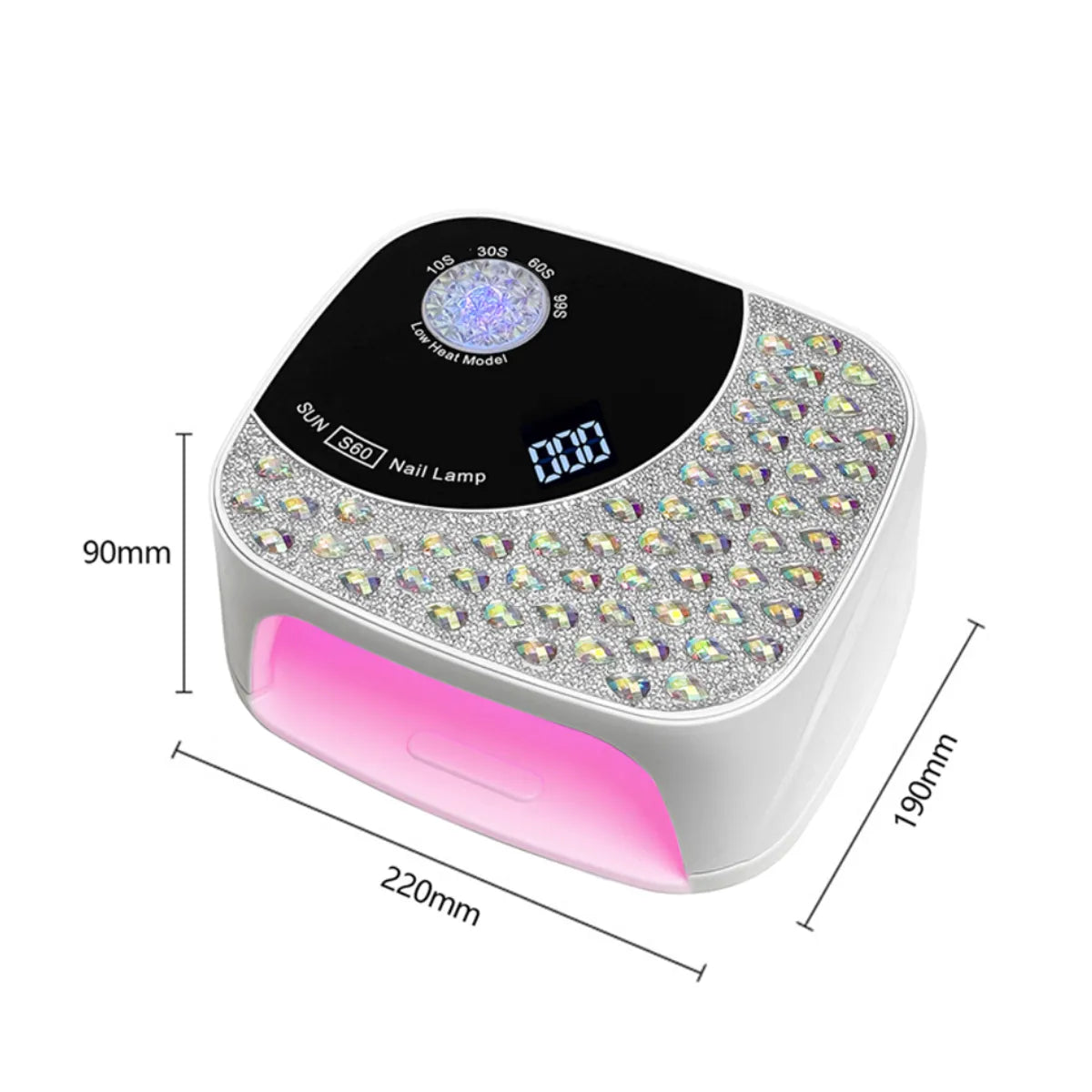 Lámpara Led Uv Profesional Secadora Uñas 168w Manicure