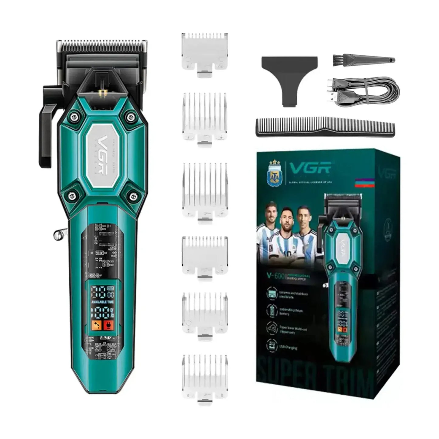 Máquina de Cortar Cabello Profesional VGR V-600