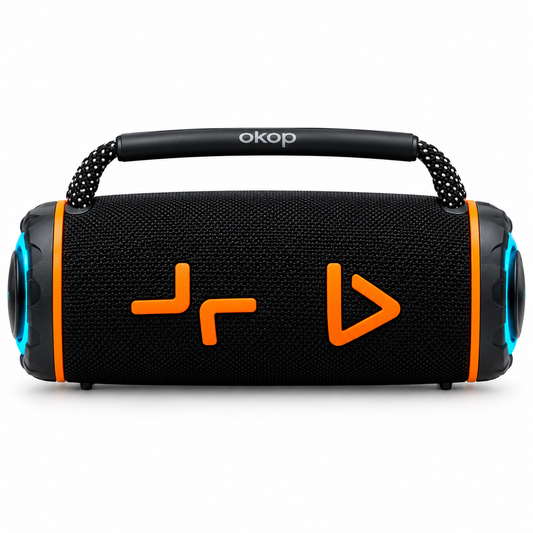 Parlante Portátil OKOP KP-864 Con Sonido Potente Y Conectividad Inalámbrica