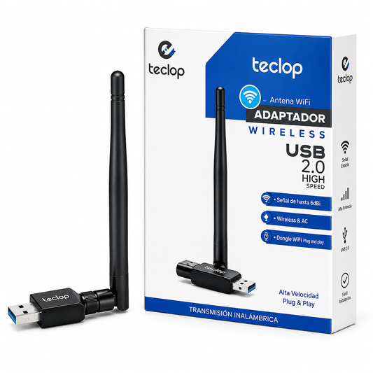 Antena WiFi para Mayor Cobertura y Estabilidad de Señal | Repuesto Universal