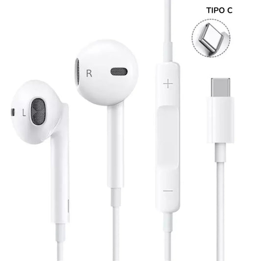 Audífonos Tipo C USB-C Con Micrófono | Sonido Estéreo Para Celular