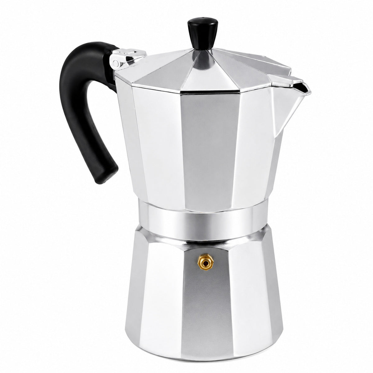 Cafetera Italiana de Aluminio 12 Tazas – Espresso Tradicional
