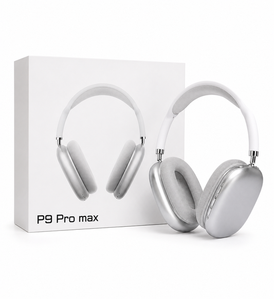 Audífonos Bluetooth P9 Plus Max | Sonido HiFi y Batería Recargable