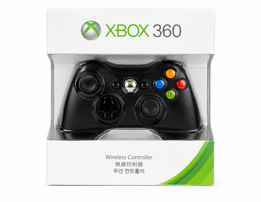 Control Inalámbrico Compatible con Xbox 360 y PC 2.4 GHz Negro