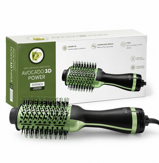 Secador de Cabello Avocado 3D Power 2000W Profesional con Aire Frío