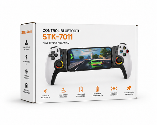 Control Bluetooth STK-7011 Hall Effect para PC y Dispositivos Compatibles