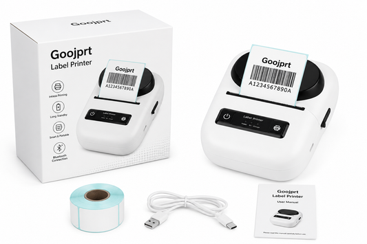 Impresora Térmica Portátil PT-260 para Etiquetas Recargable con Papel Incluido