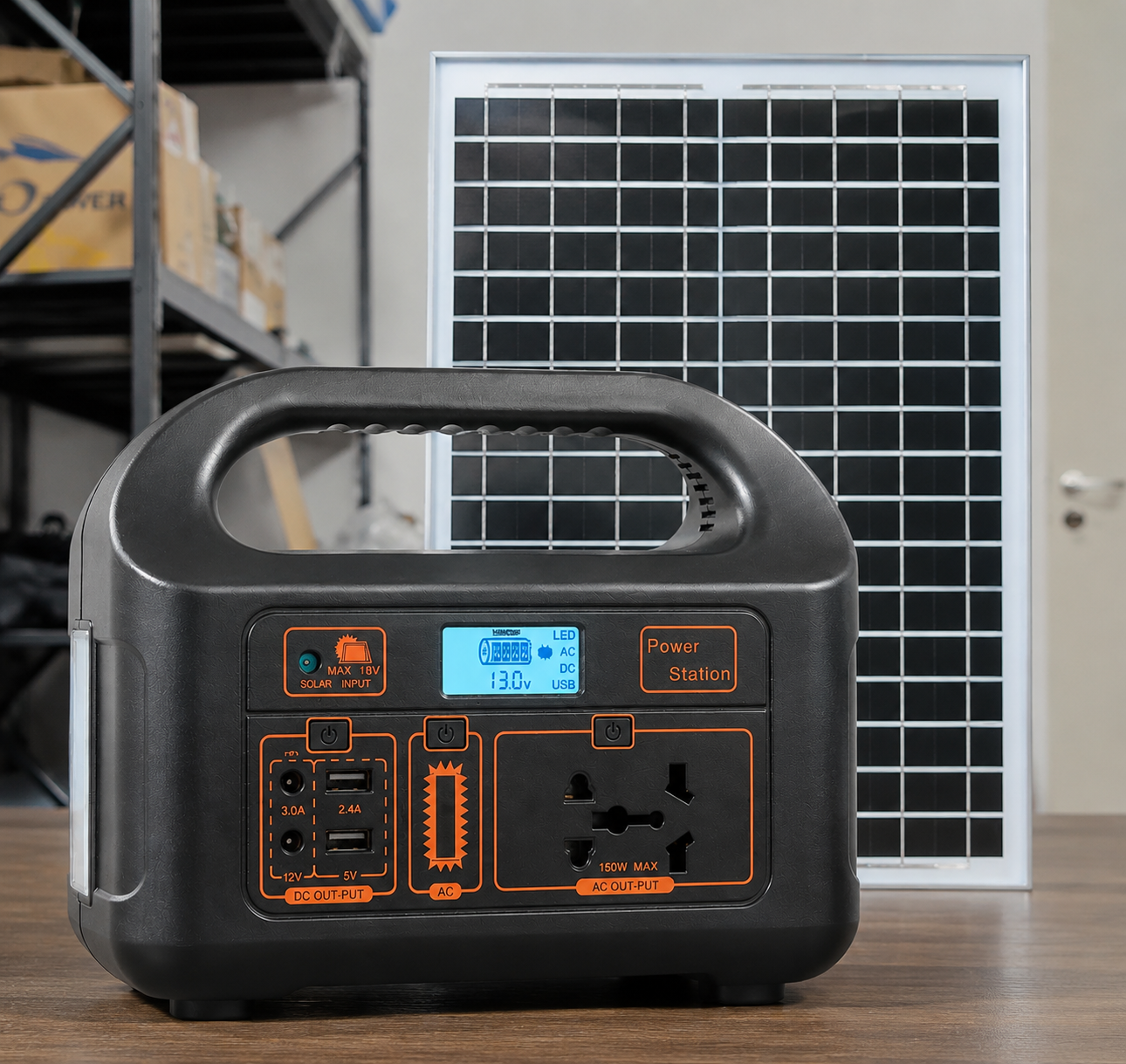 Estación de Energía Solar Portátil EG-008 150W